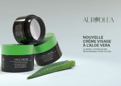 Crème visage à l'aloe Vera à Falaise - CHOGAN - Mon petit coin beauté
